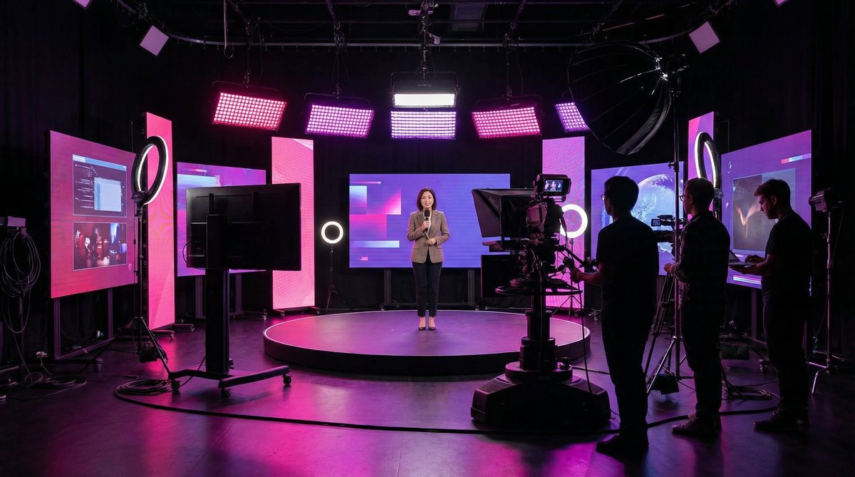 91专业视频制作现场